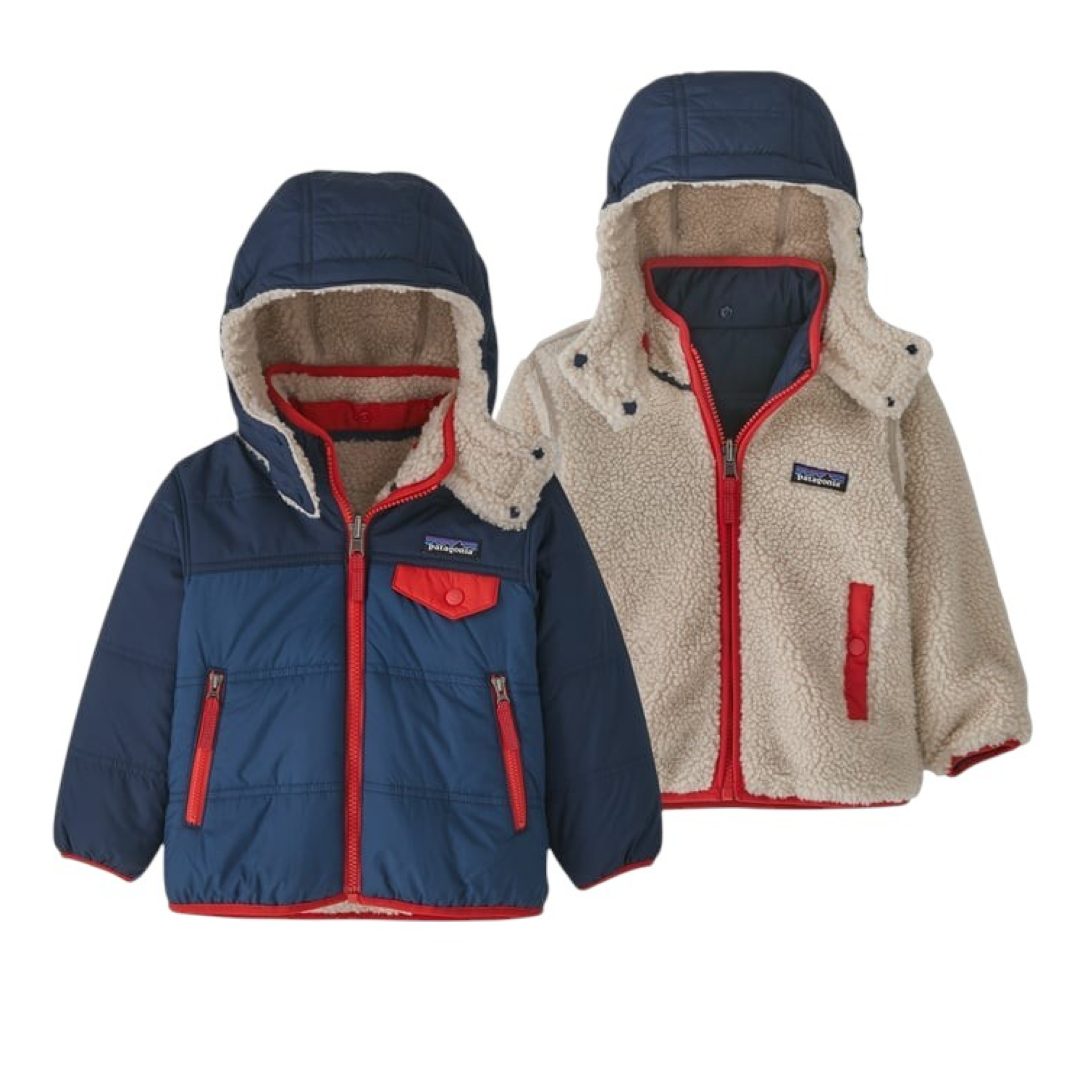 Giacca Reversible Tribble hoody Bambino Stone Blue