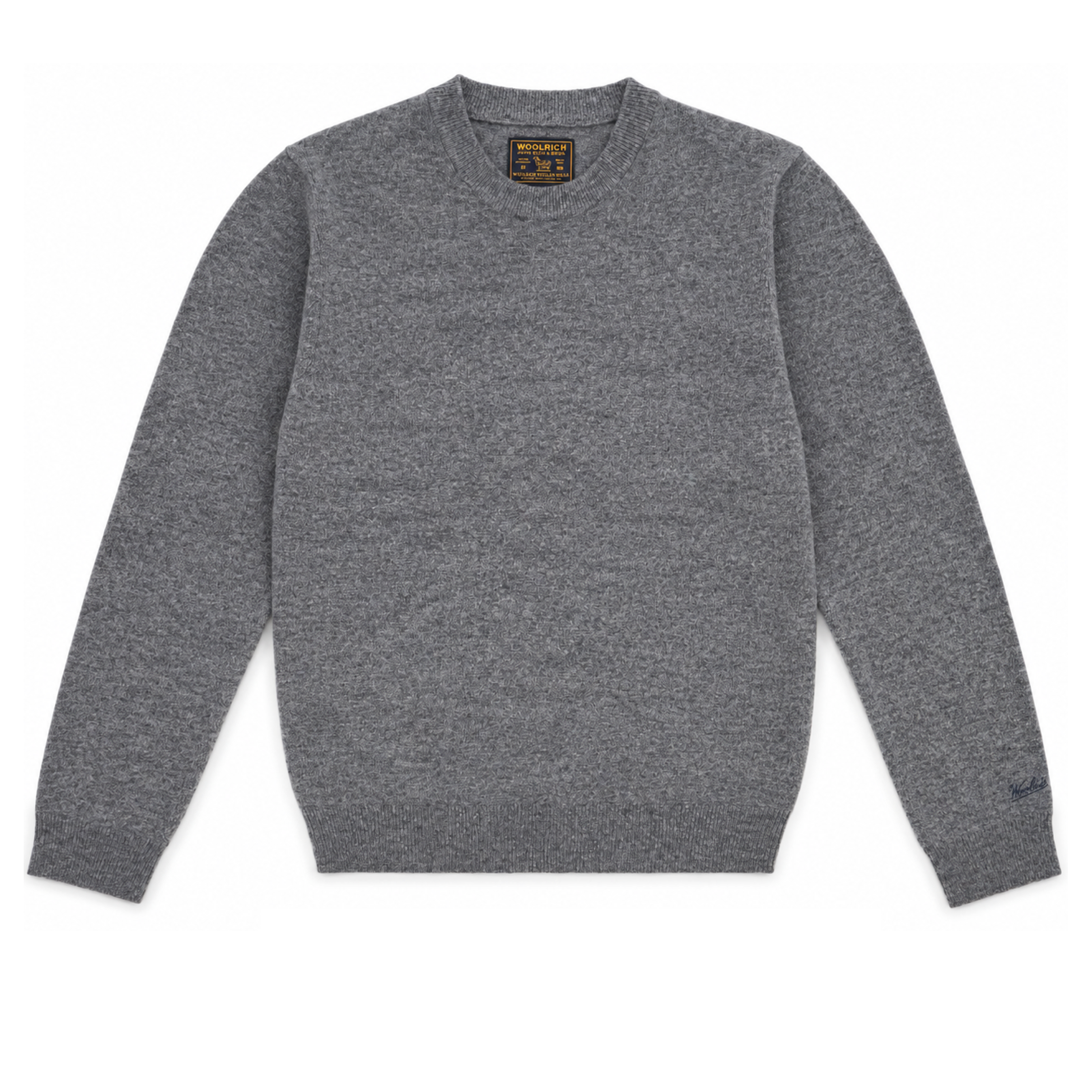 Maglia Lambswool Uomo Medium Grey Melange