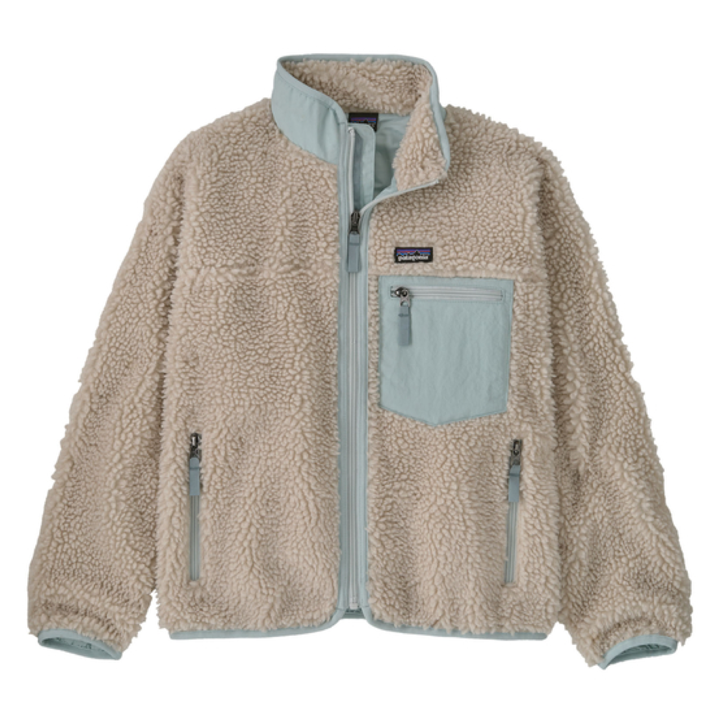 Junior Retro-X Jacke Natural/Virtually Blue