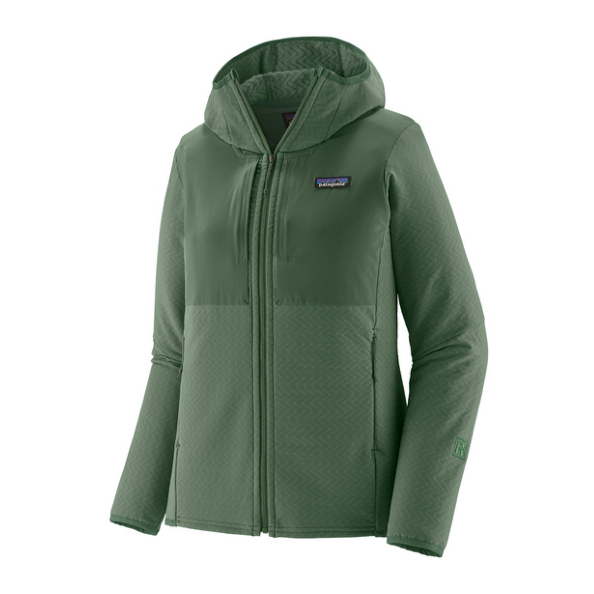 Frau R2 CrossStrata Hoody Jacke Canopy Green