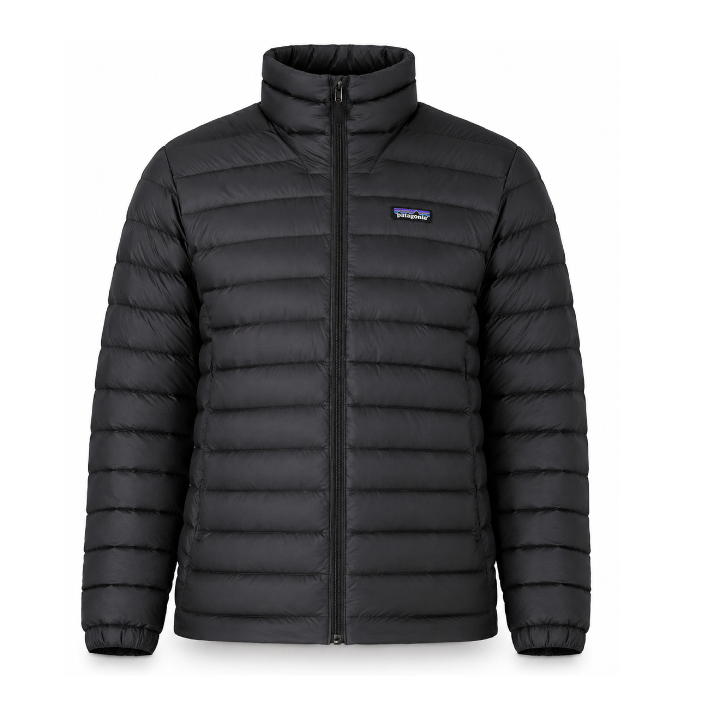 Mann Down Sweater Daunenjacke Black