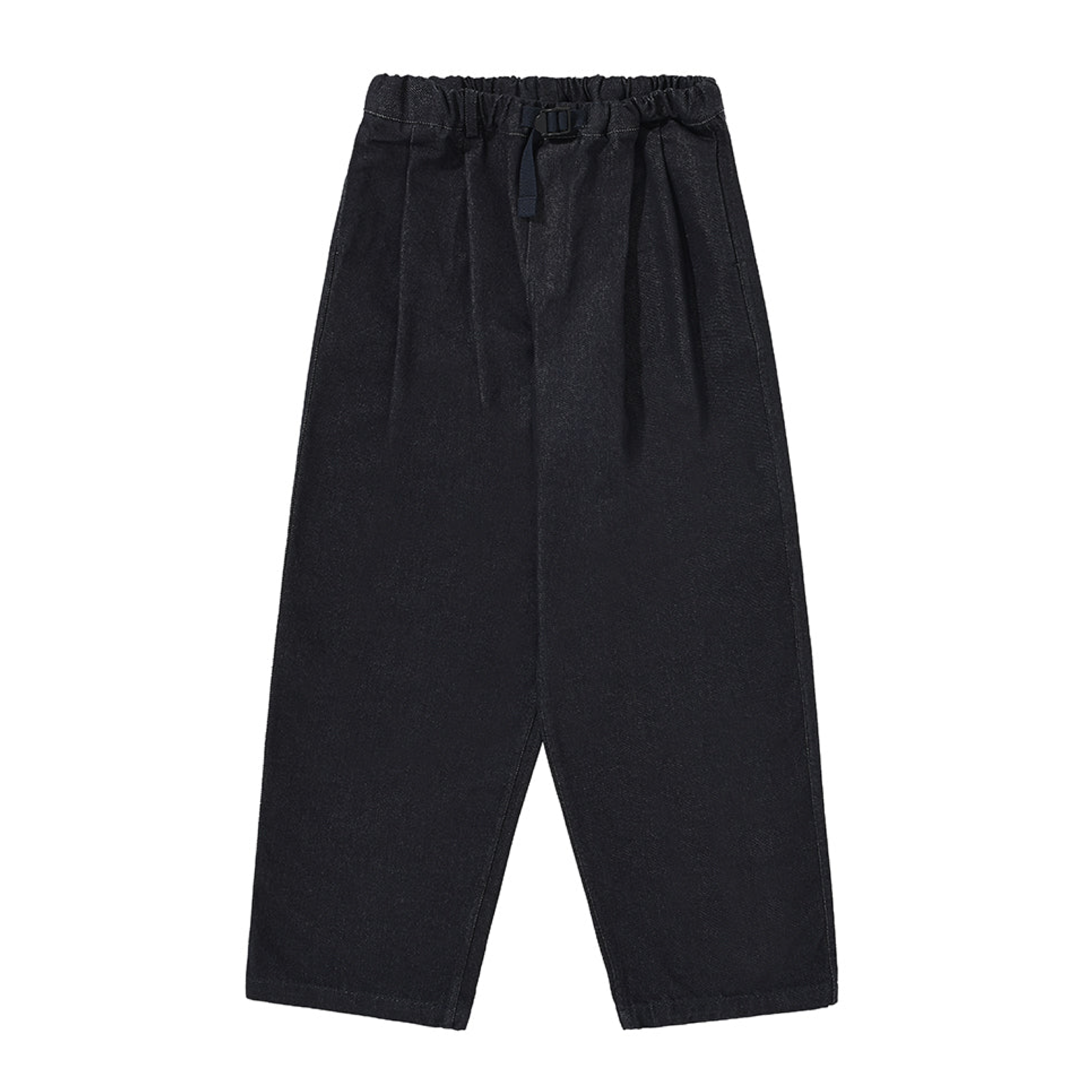 Pantalon Two Tuck Wide Denim Deep Indigo