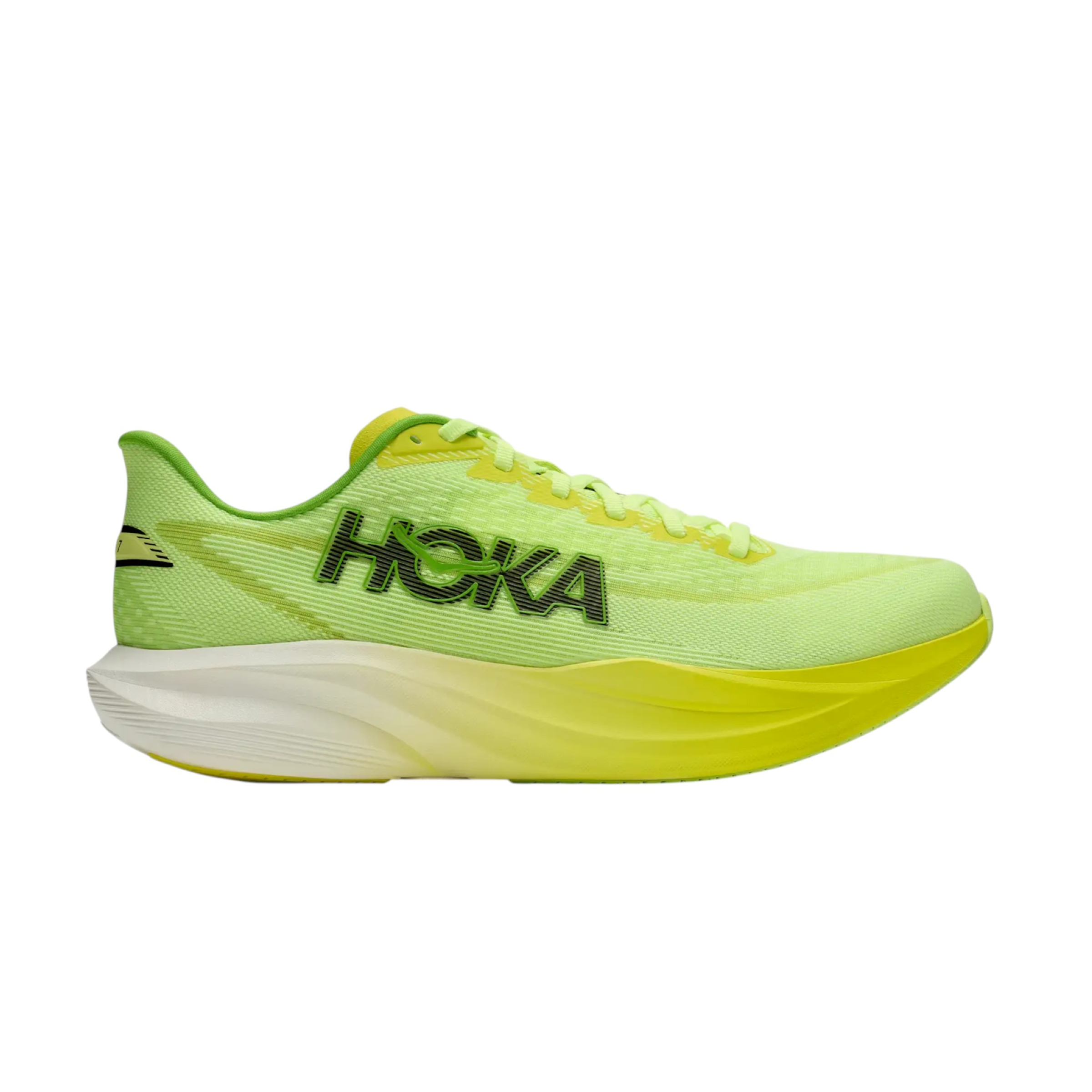 Mann Mach 7 Schuhe Neon Yuzu/Hoka Citrus