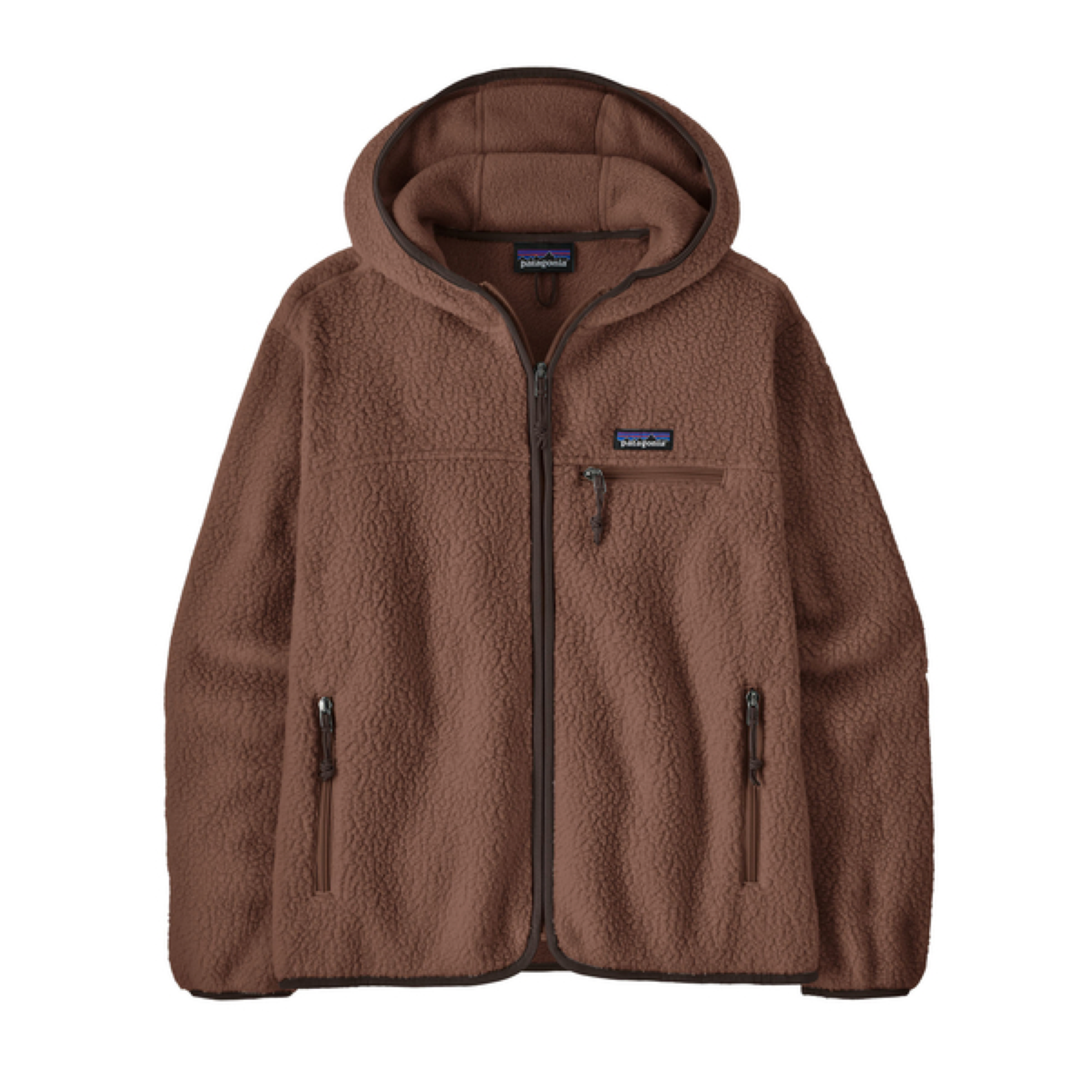 Maglia Reto Pile Hoody Donna Berm Brown