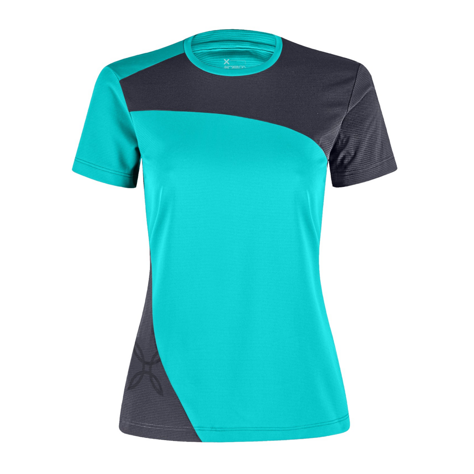 T-shirt Mix-Up Donna Turquoise/Graphite Blue