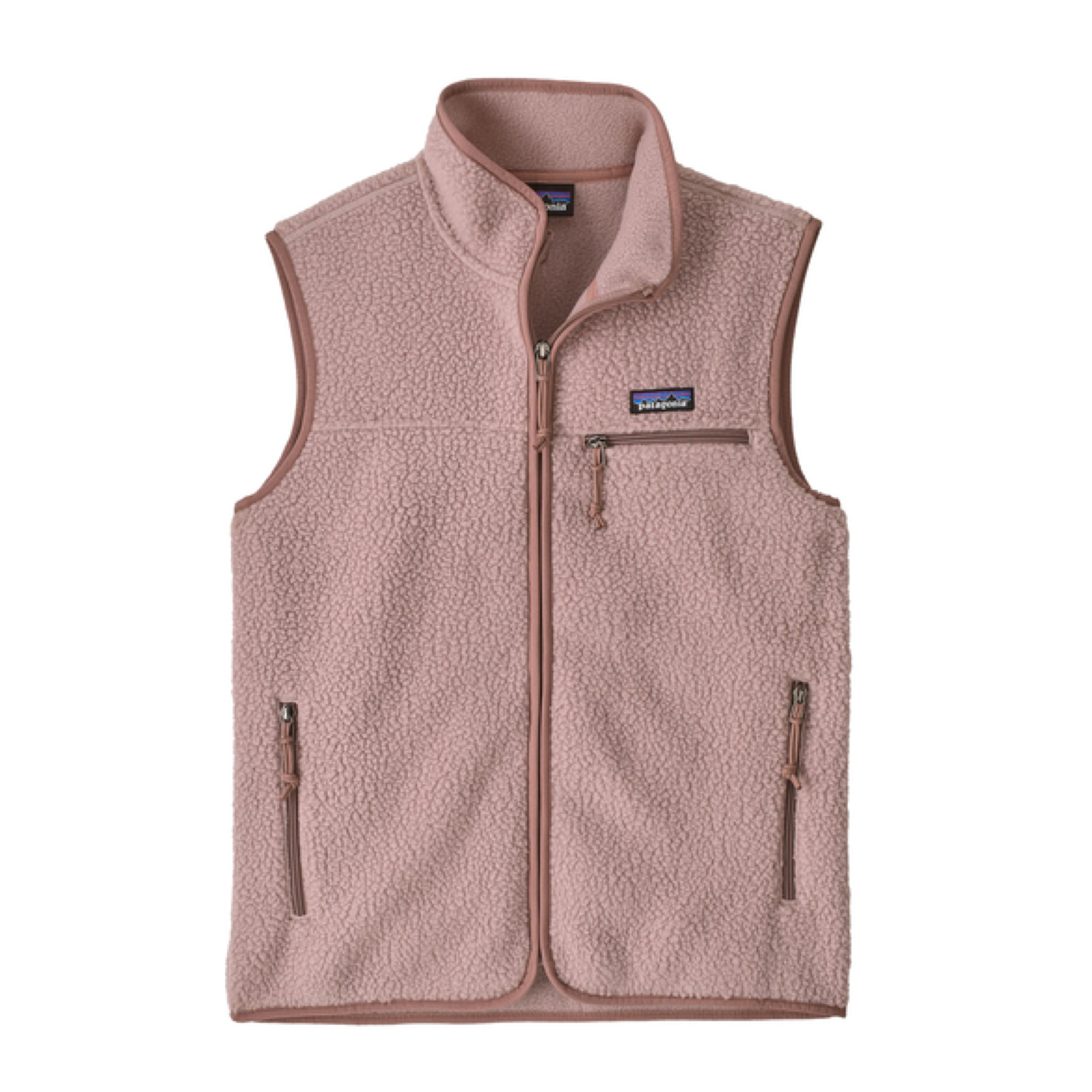 Gilet Retro Pile Donna Stingray Mauve