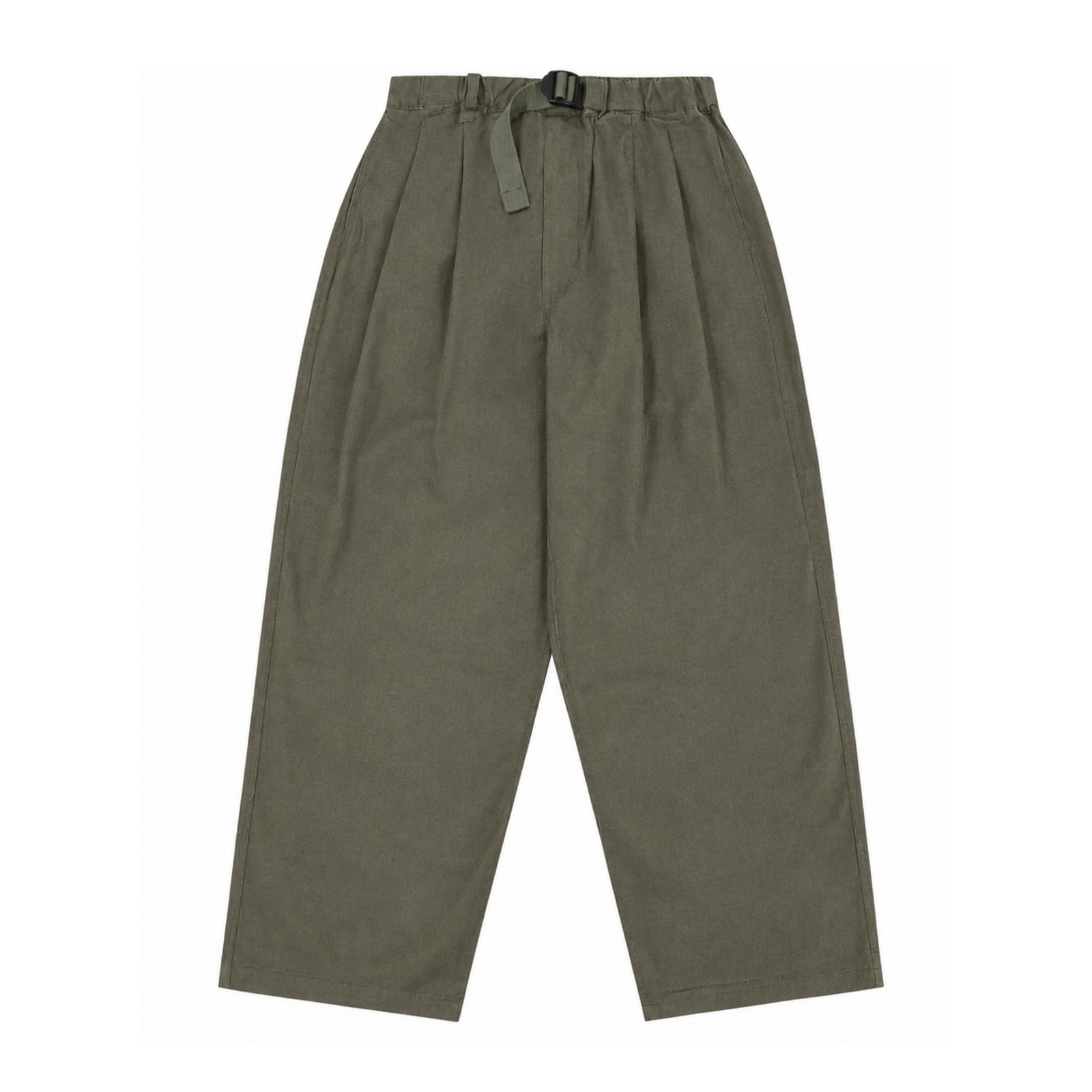 Pantalon Two Tuck Wide Denim Khaki