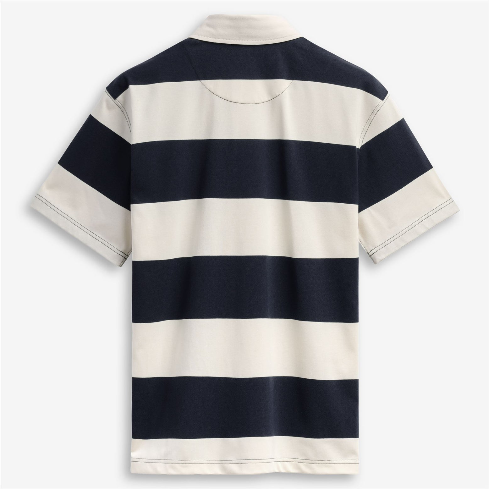 Polo Campbell White Natural Blue - Vista laterale