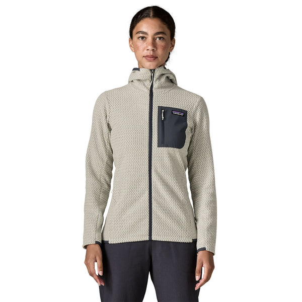 Frau R1 Air Full-Zip Hoody Pullover Birch White
