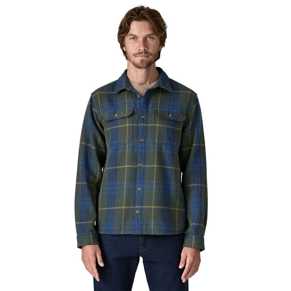 Mann Fjord Loft Hemd Old Growth Green