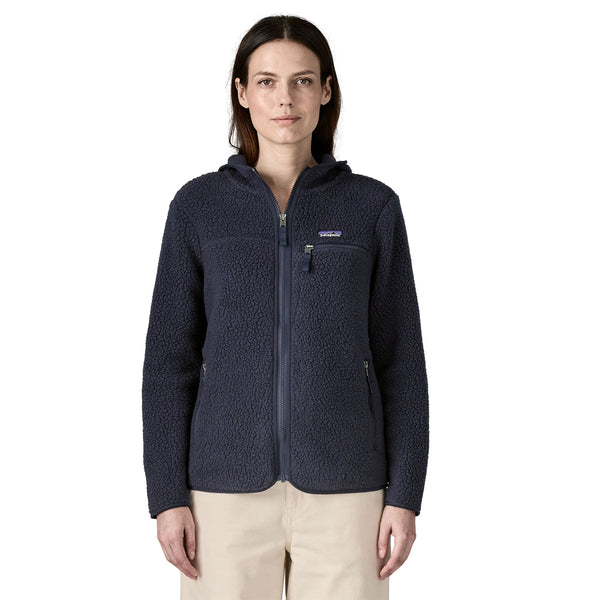 Maglia Retro Pile Hoody Donna Sunken Blue