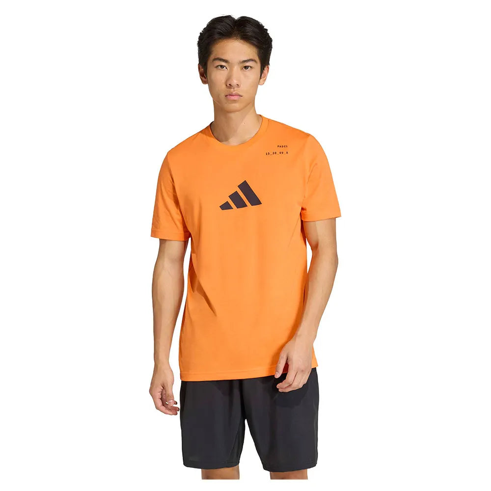 T-shirt Padel Category Graphic Uomo Pure Orange