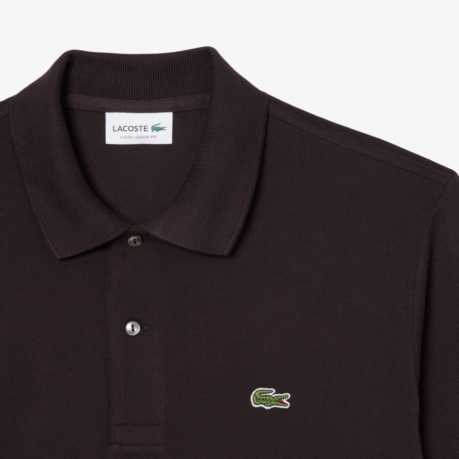 Polo Classic Fit Uomo Brown Dark