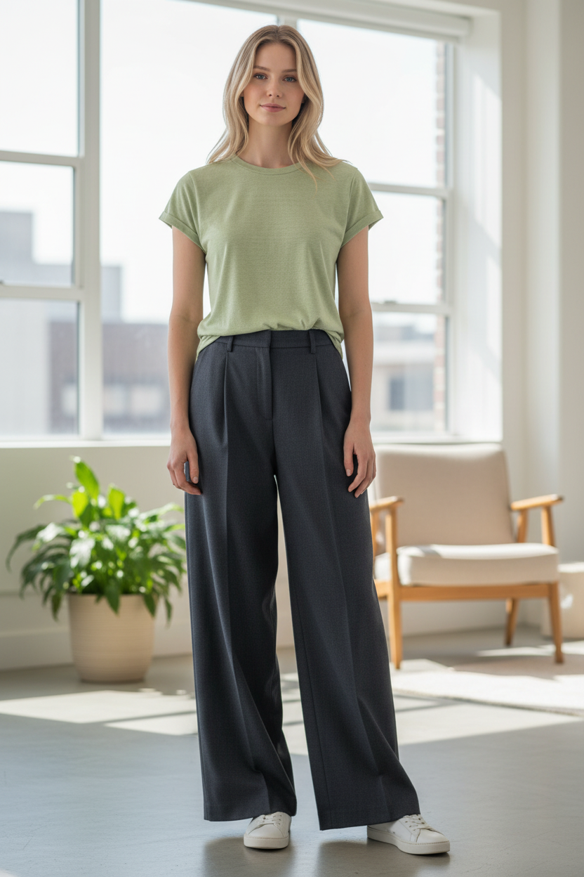 T-shirt 1595 Donna Pistacchio
