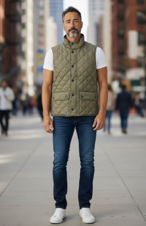 Gilet New Lowerdale Uomo Olive