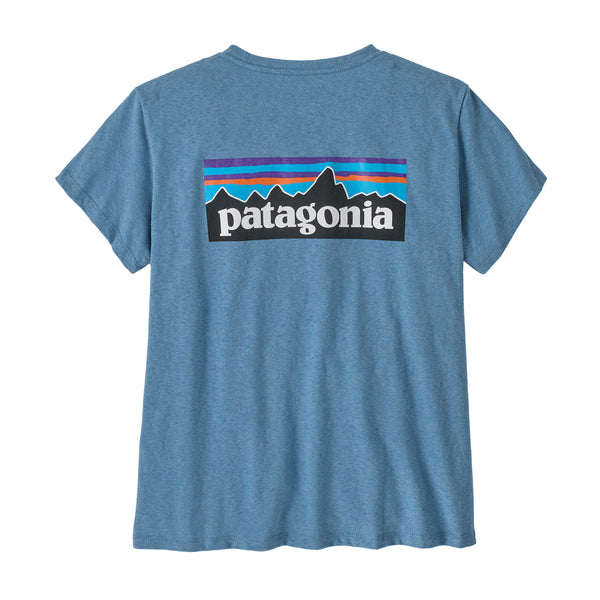 Camiseta P-6 Logo Responsibili Mujer Shore Blue