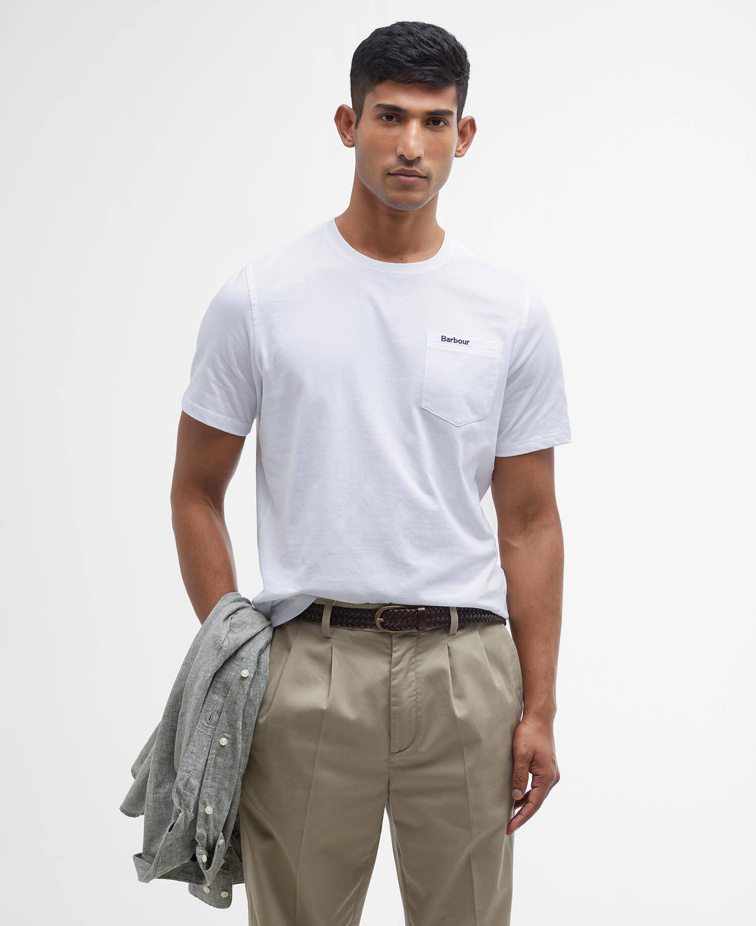T-shirt Langdon Pocket Uomo White