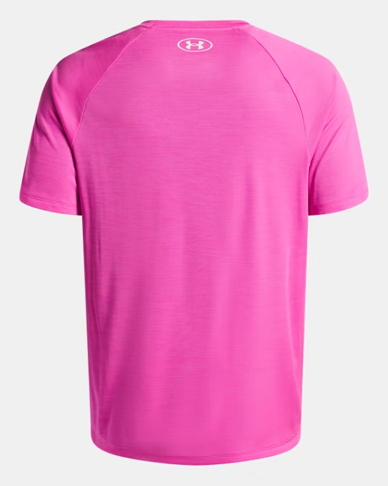 Camiseta Tech Textured Hombre Rebel Pink