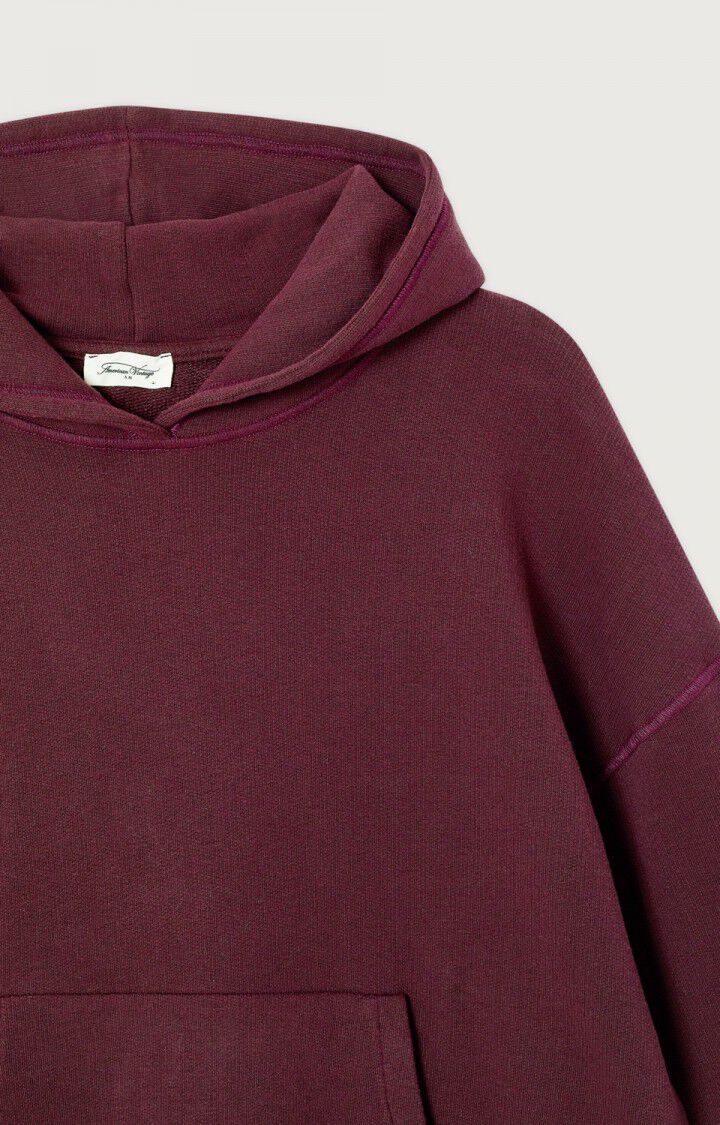 Frau Atubay Hoody Sweatshirt Wine Lees