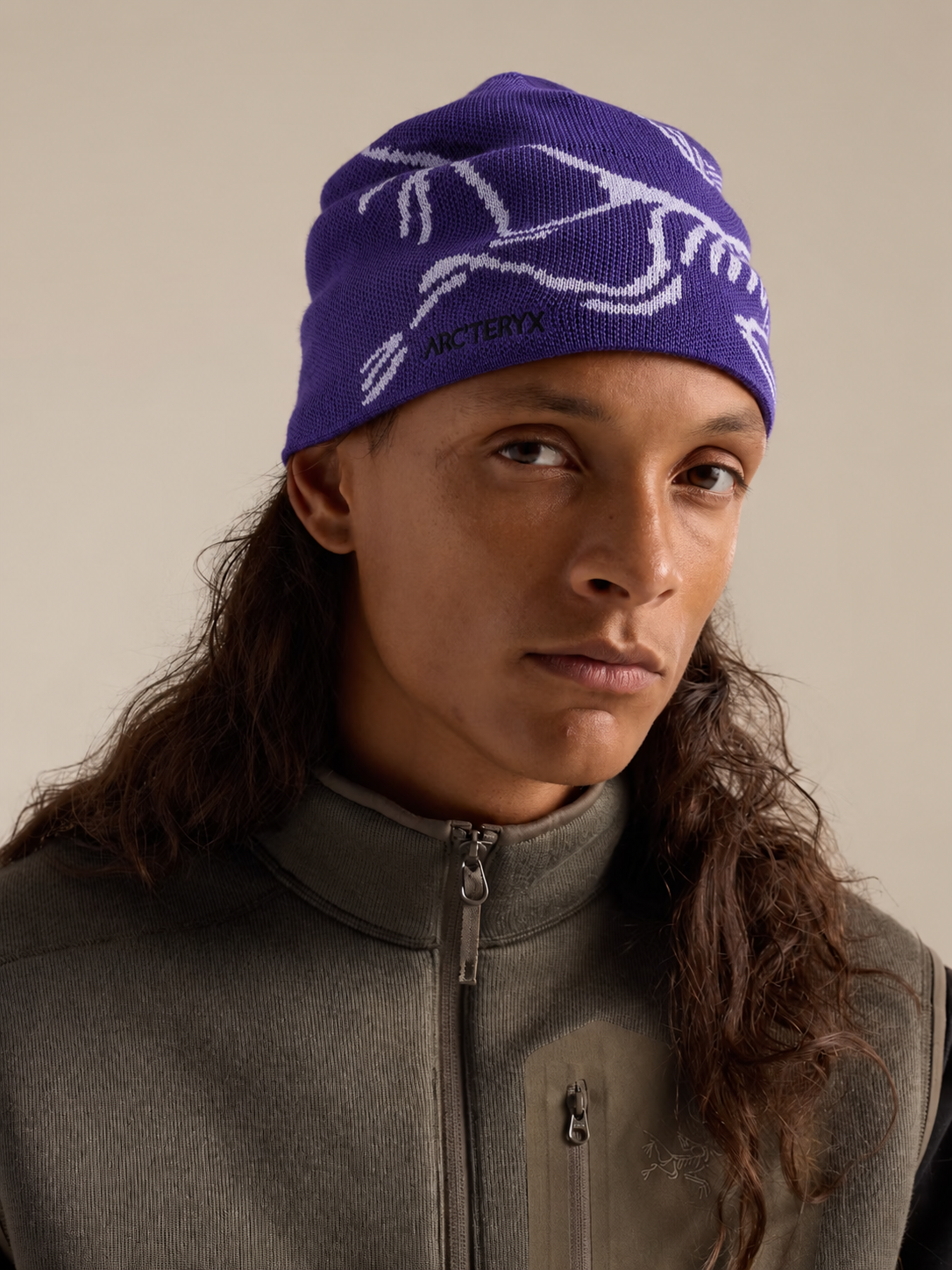 Bird Head Toque Beanie Blurple/Kasumi
