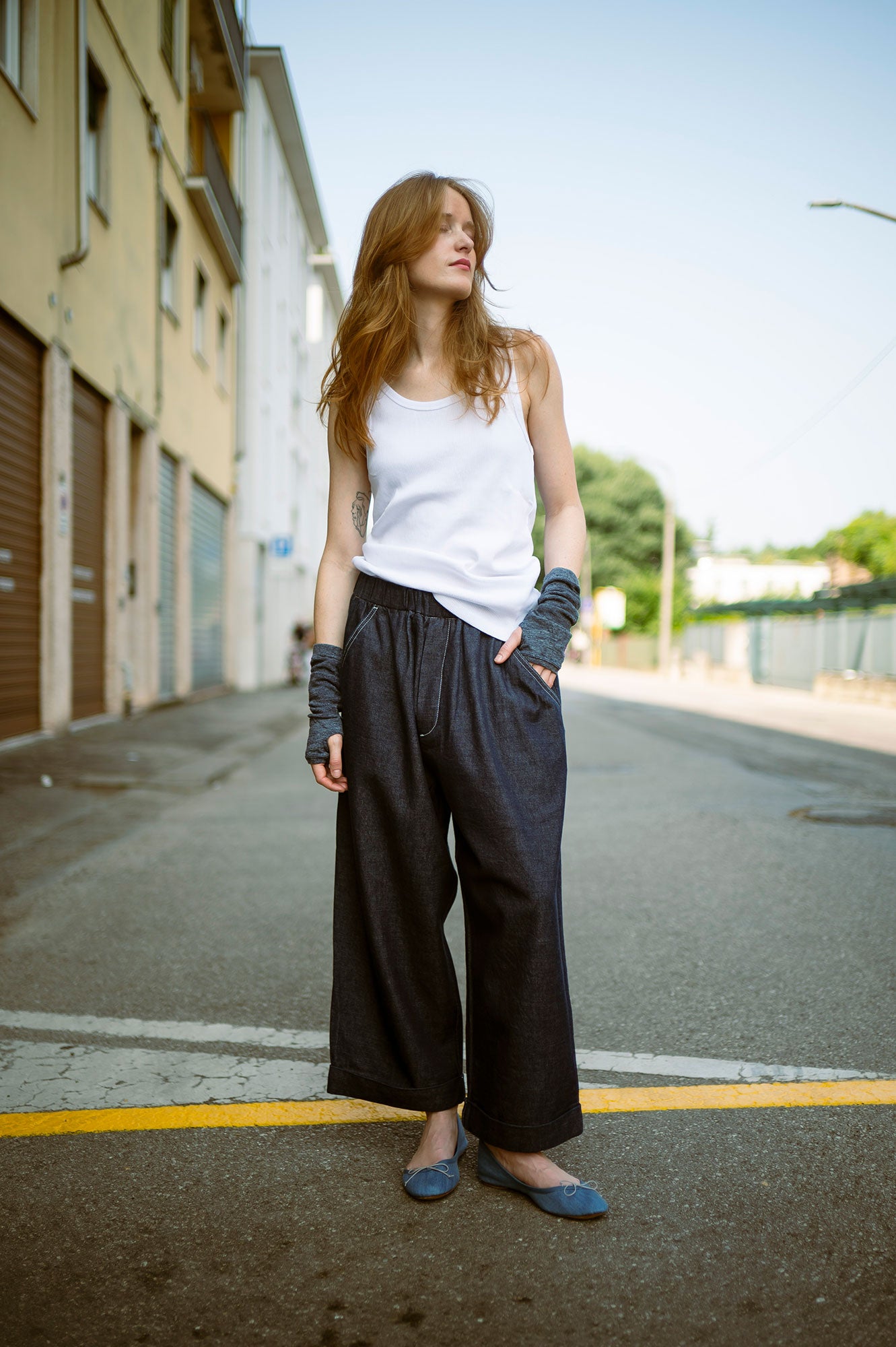 Frau The Perp 169 Hose Denim Rise