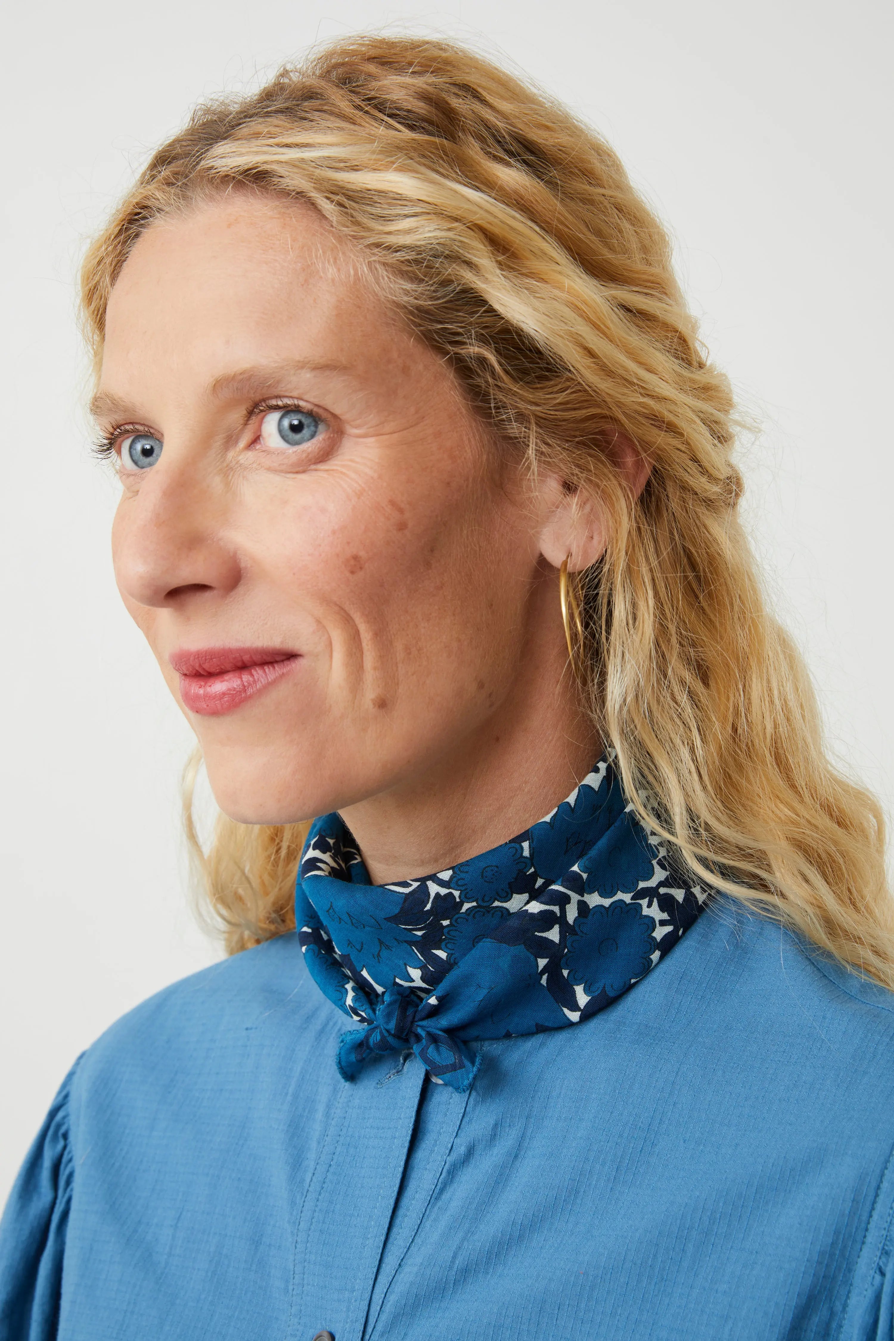 Sciarpa Ajmer Indigo