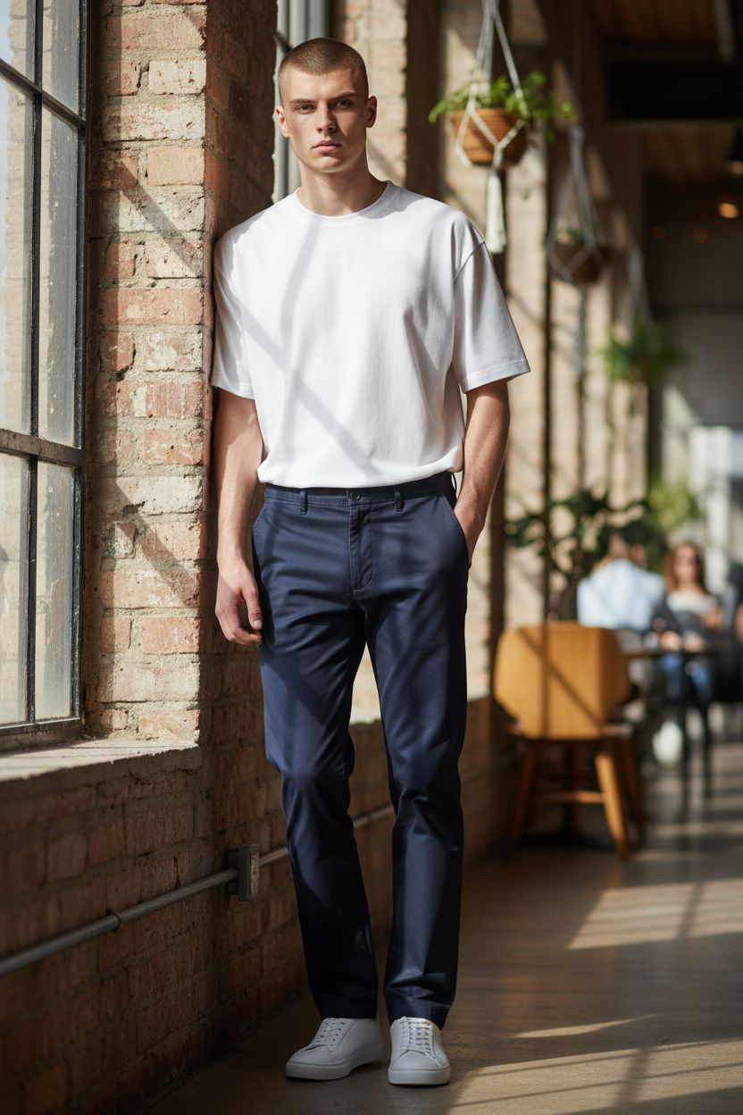 Pantaloni Carnaby Gabardina Uomo Dark Navy