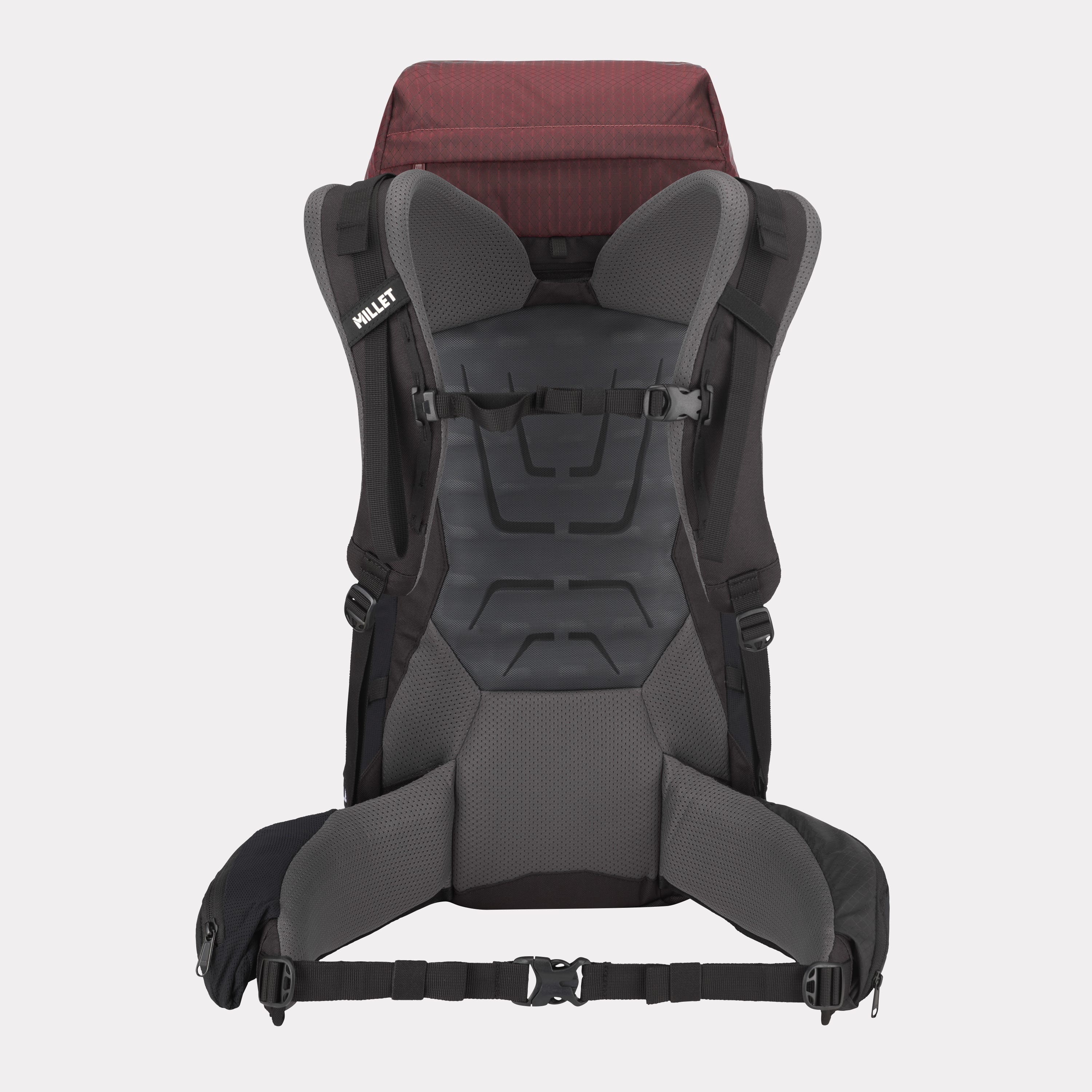 Mochila Ubic 40 Black/Dark Red