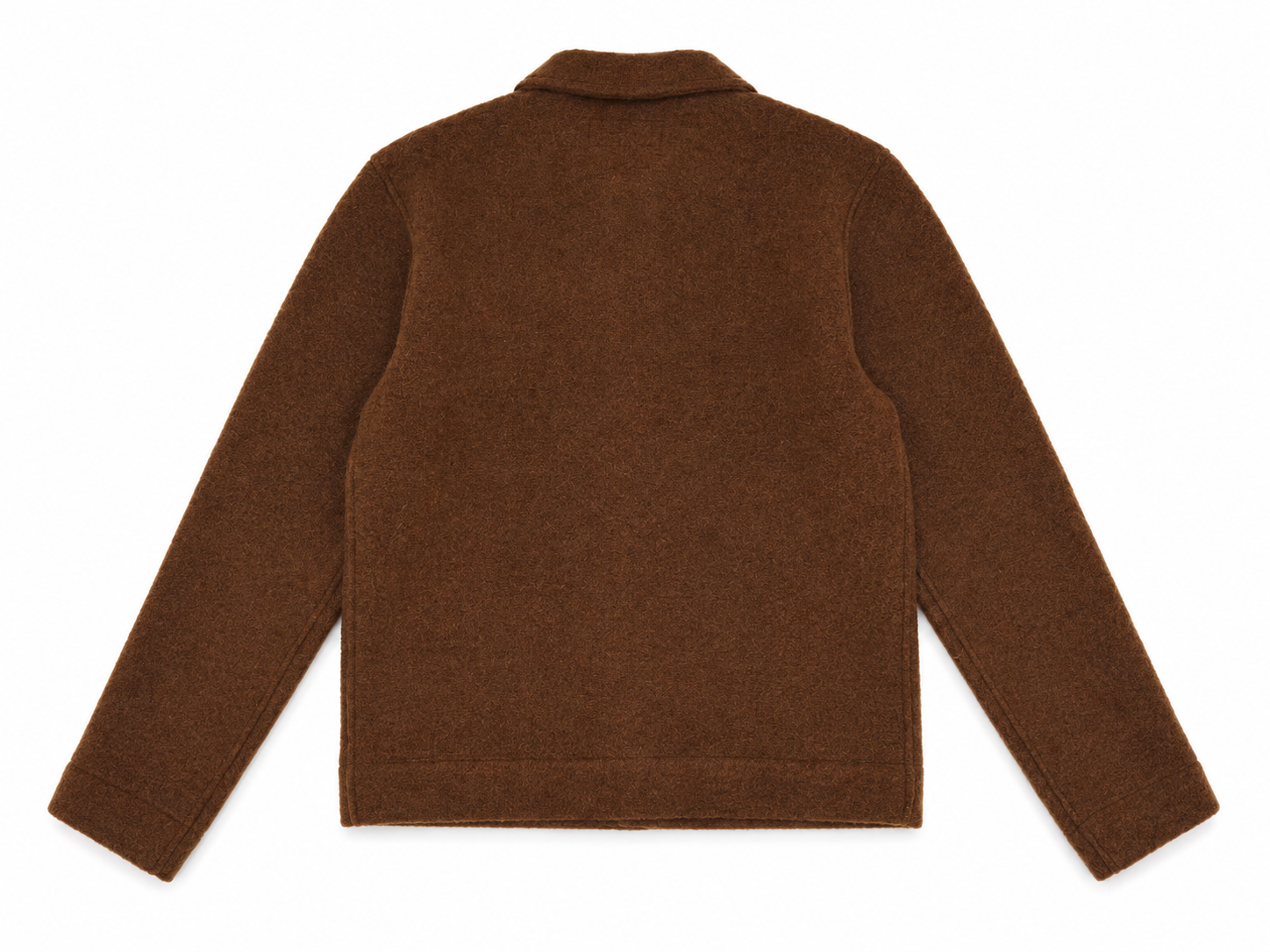 Mann Uniform Wool Fleece Jacke Cacao