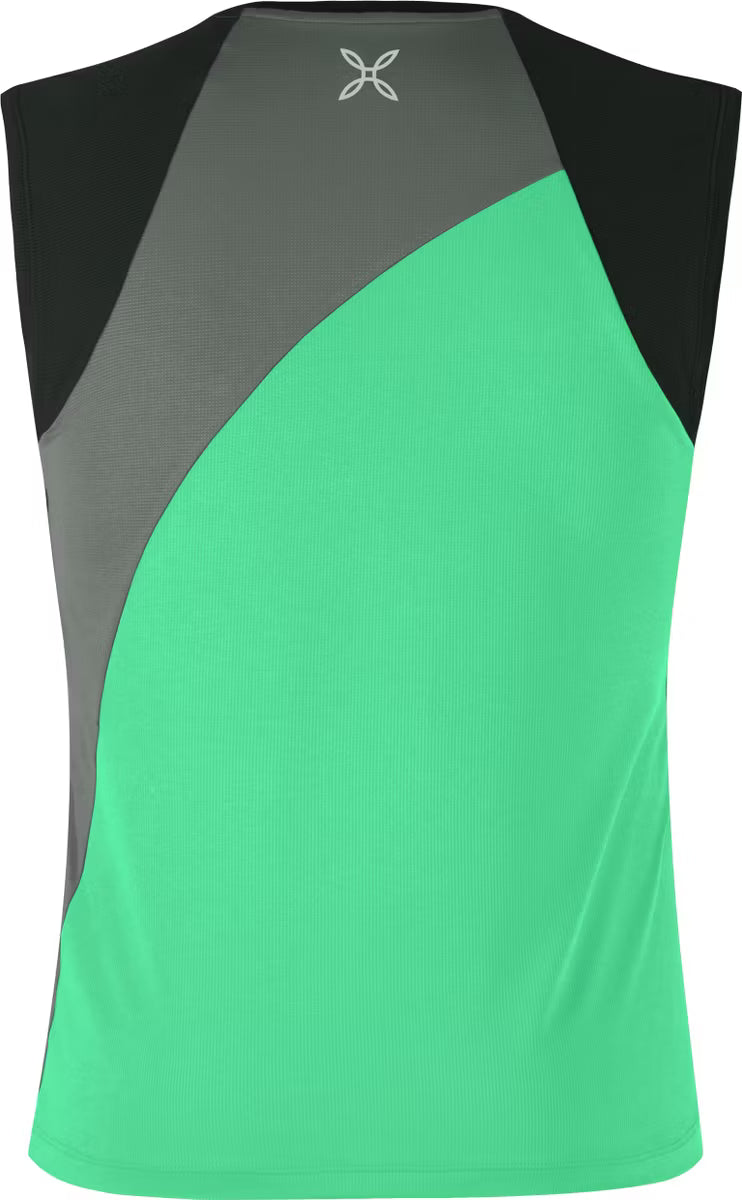 Canotta Color Blocking Uomo Vibe Green