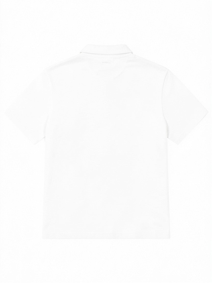 Polo Lightweight Lyocell Hombre blanco