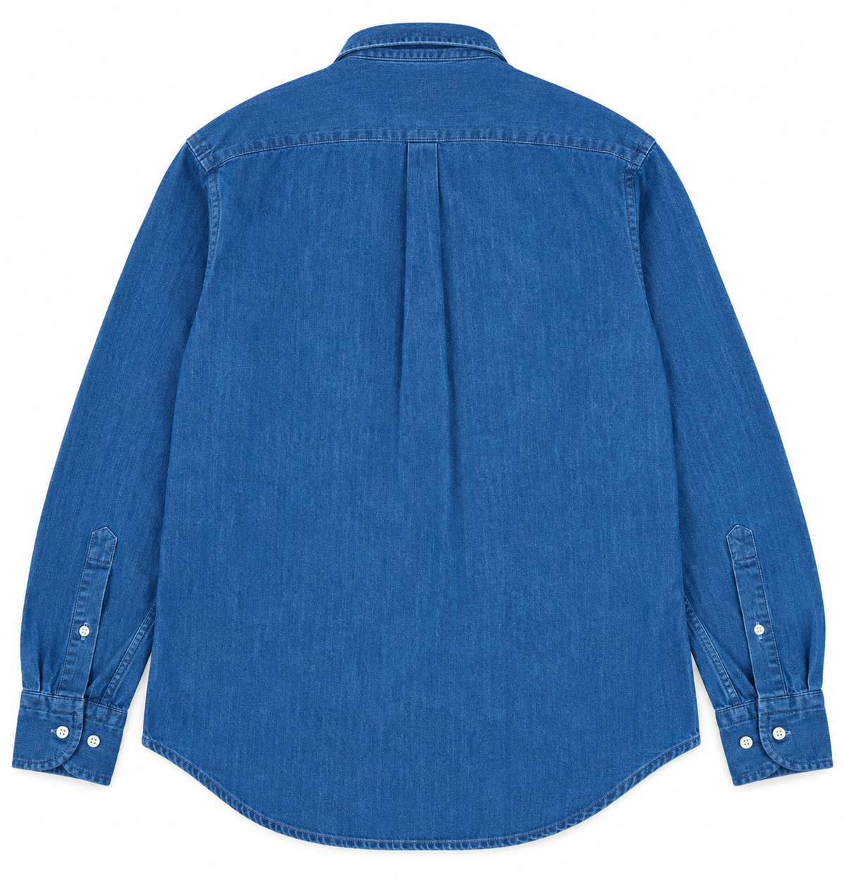 Mann Bradford Jeans Hemd Blue