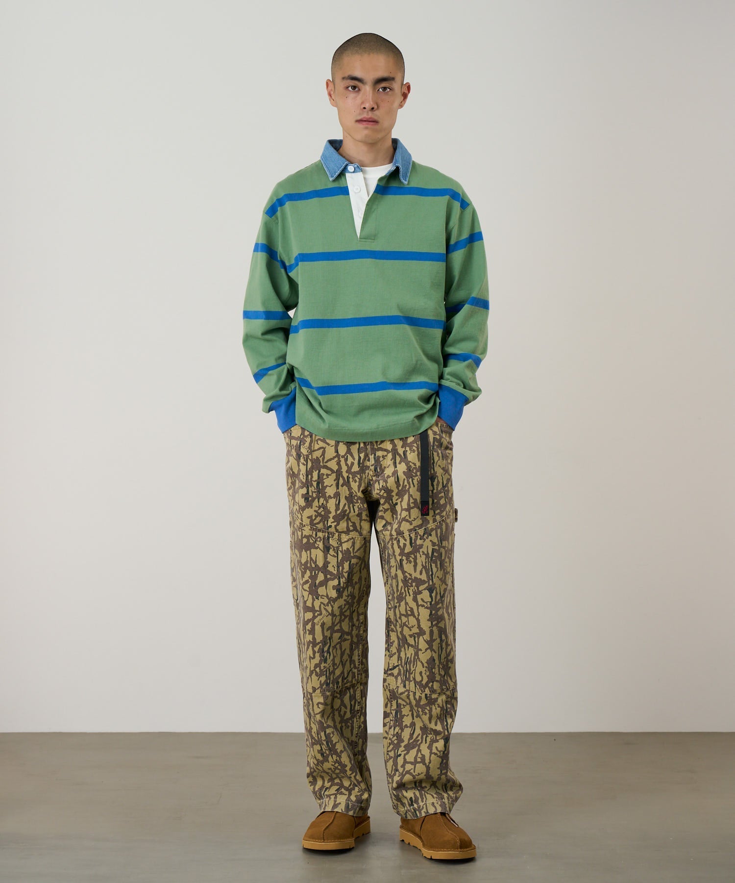 Maglia Langdon Rugby Uomo Olive/Blue