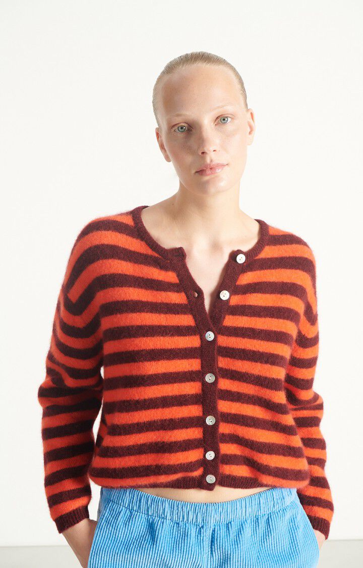 Cardigan Vitow Femme Grenat/Gaspacho