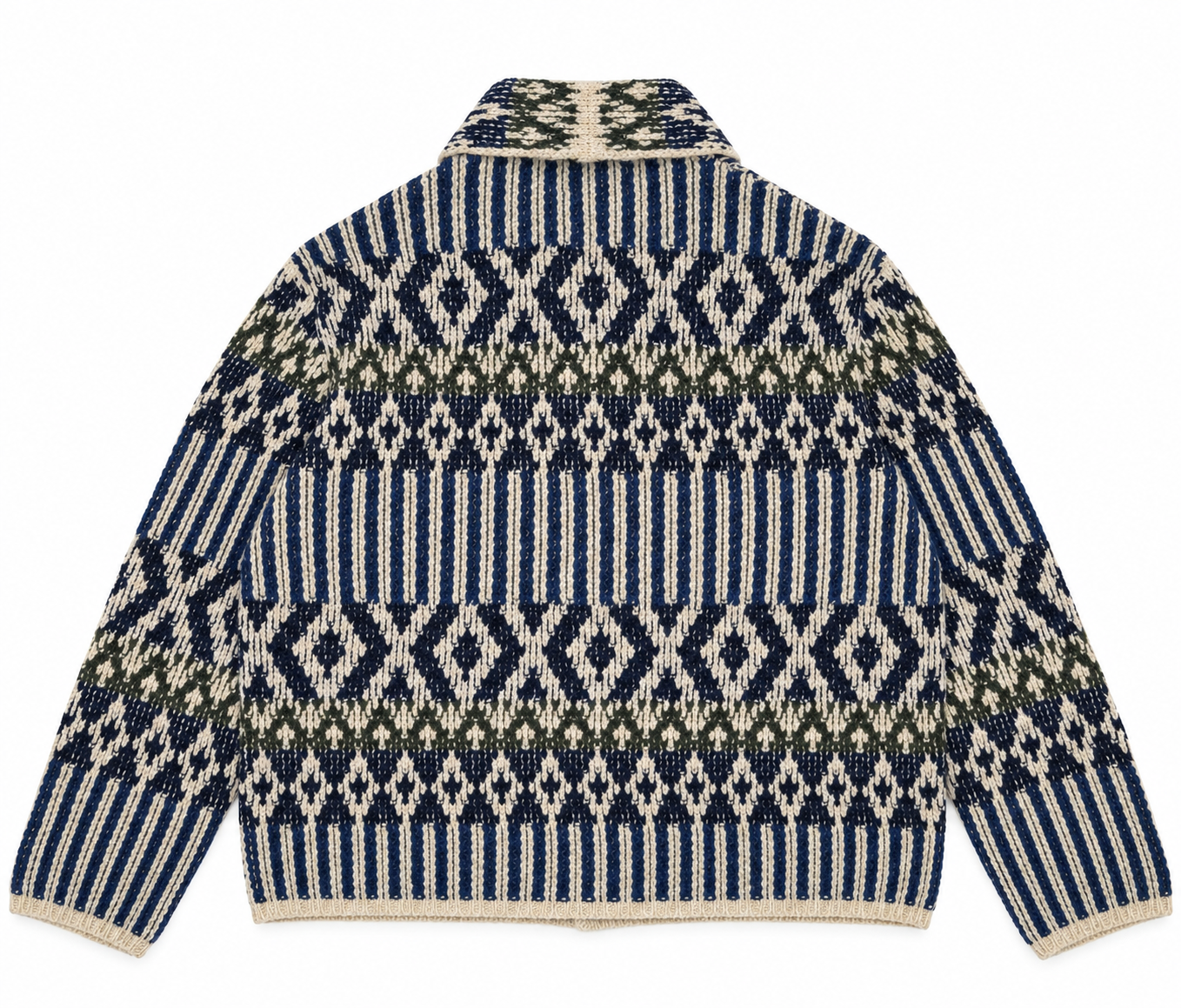 Maglia Folk 6 Donna Blue/Green