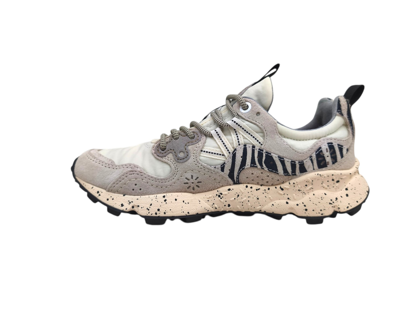 Scarpe Yamano 3 Animalier Off White/Black