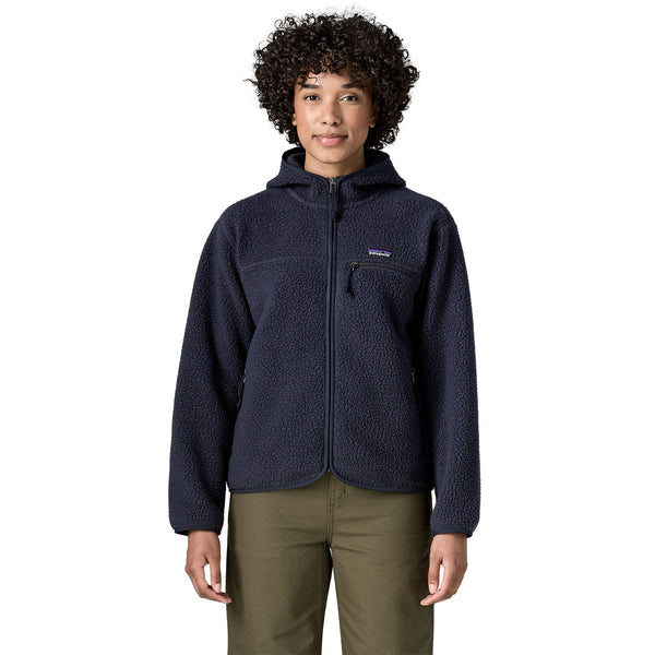 Maglia Reto Pile Hoody Donna Sunken Blue
