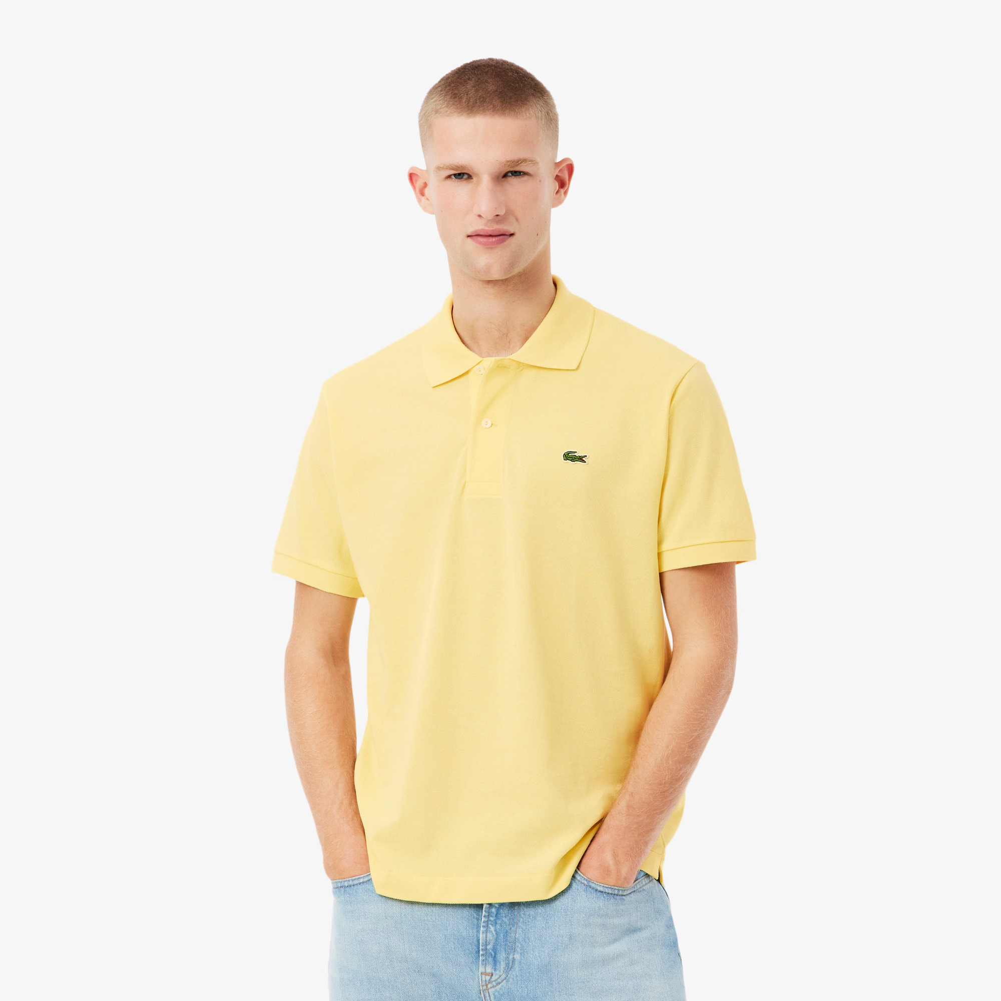 Mann Classic Fit Polo Yellow