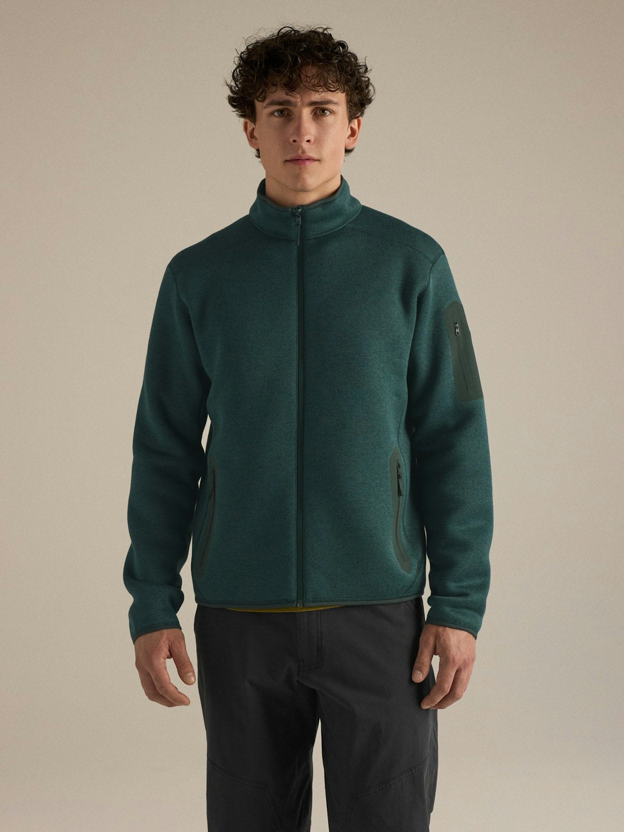 Maglia Covert Uomo Dark Jade