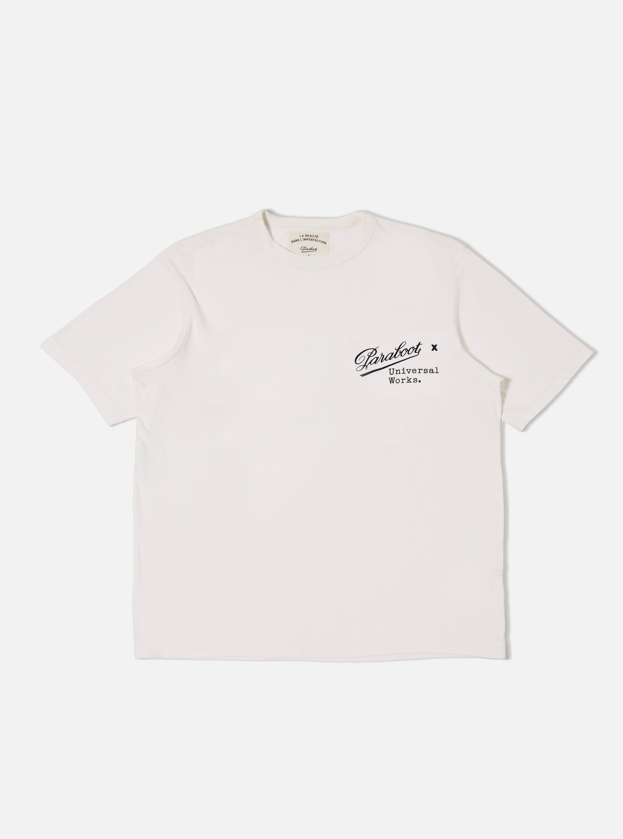 Camiseta Single Jersey Print Hombre Crudo