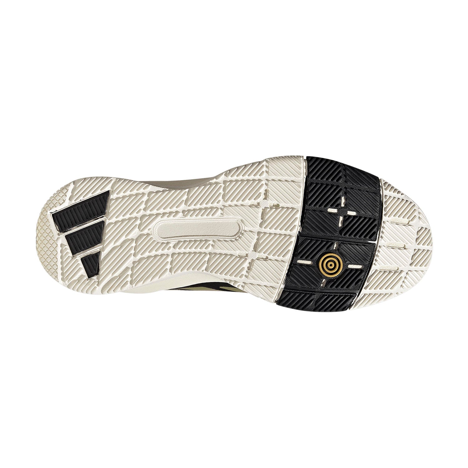 Men's Crazyquick LS Padel Shoes Off White/Core Black/Gold Metallic