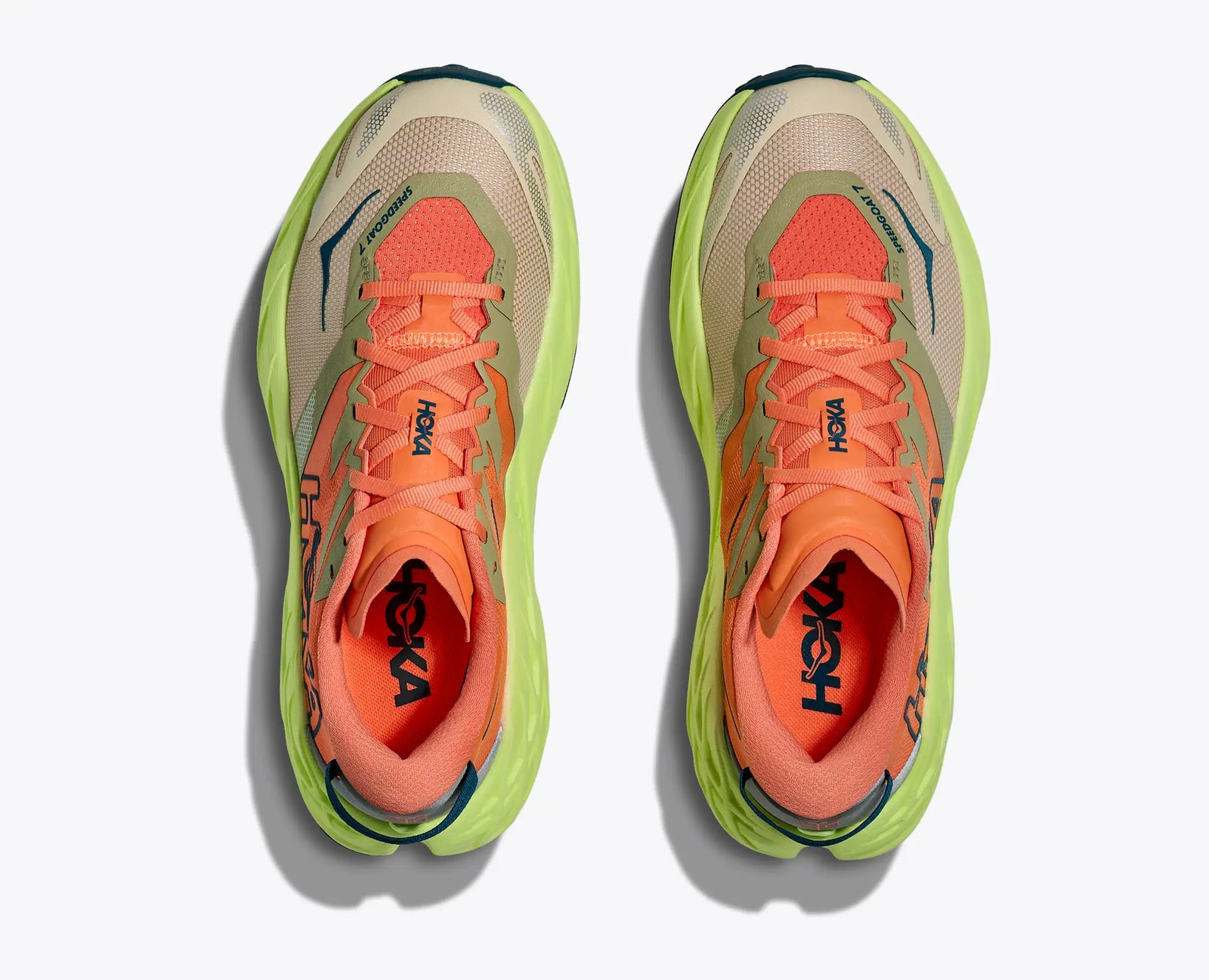 Zapatillas Speedgoat 7 Mujer Persimmon/Neon Yuzu