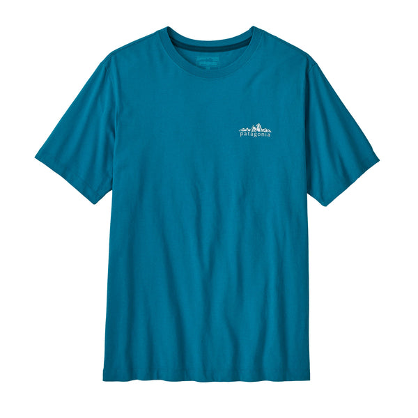 T-shirt Fitz Roy Foothills Uomo Glacier Blue