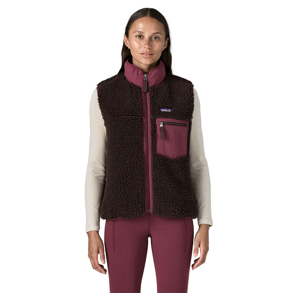 Gilet Classic Retro-X Fleece Donna Den Brown