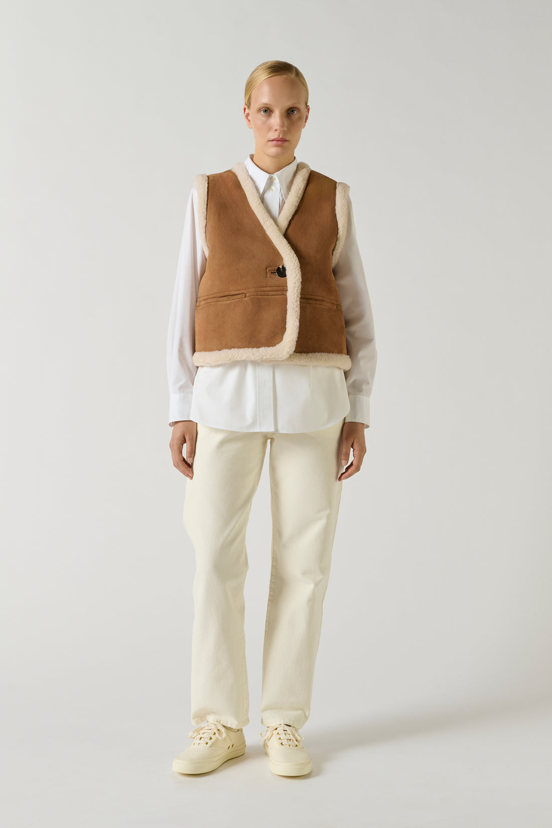 Gilet Pyrennes Femme Miel
