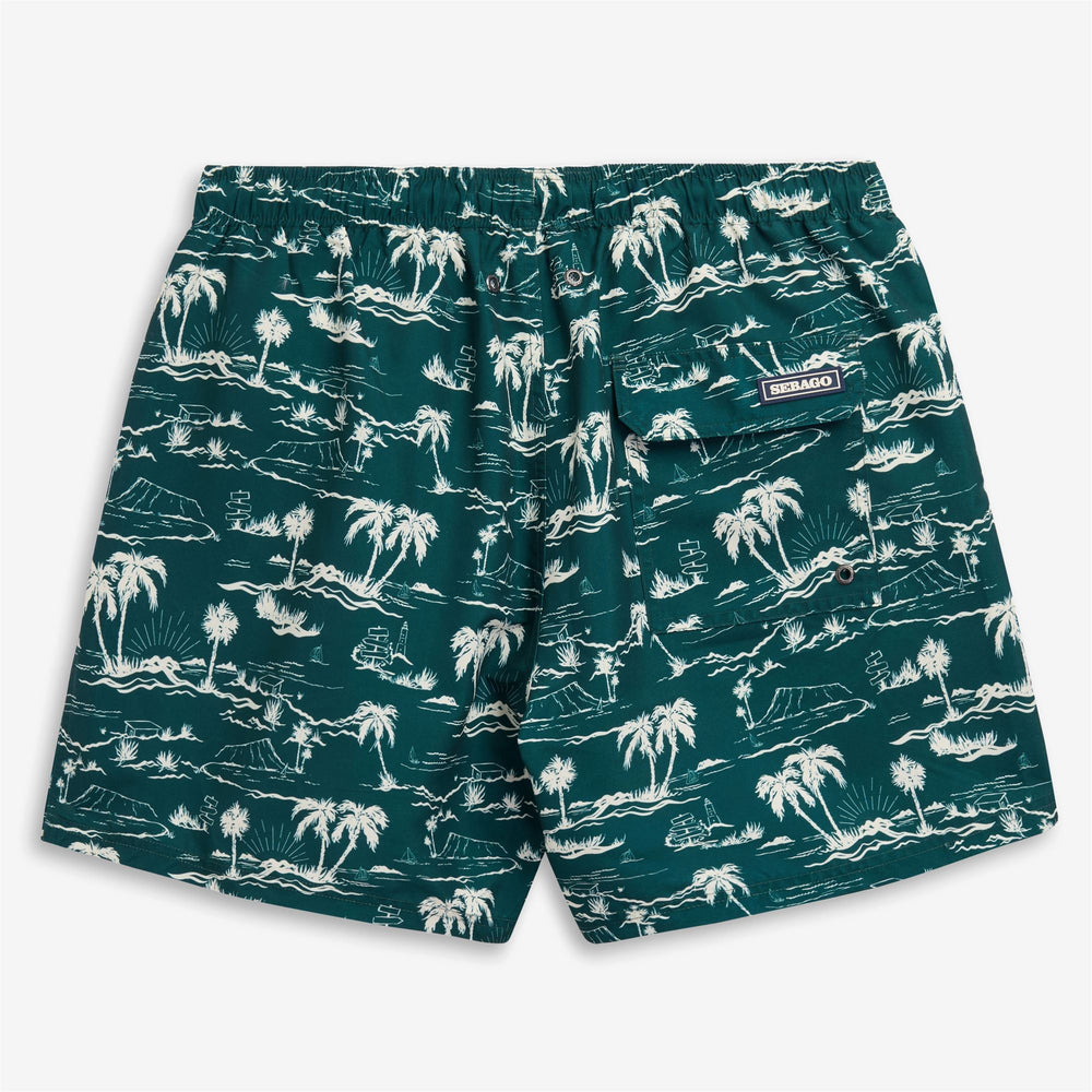 Costume Sandbeach Uomo Palm Sunset Green