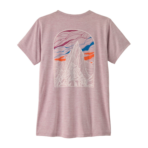 Women's Cap Cool Daily Cloud Grag T-shirt Quiet Violet