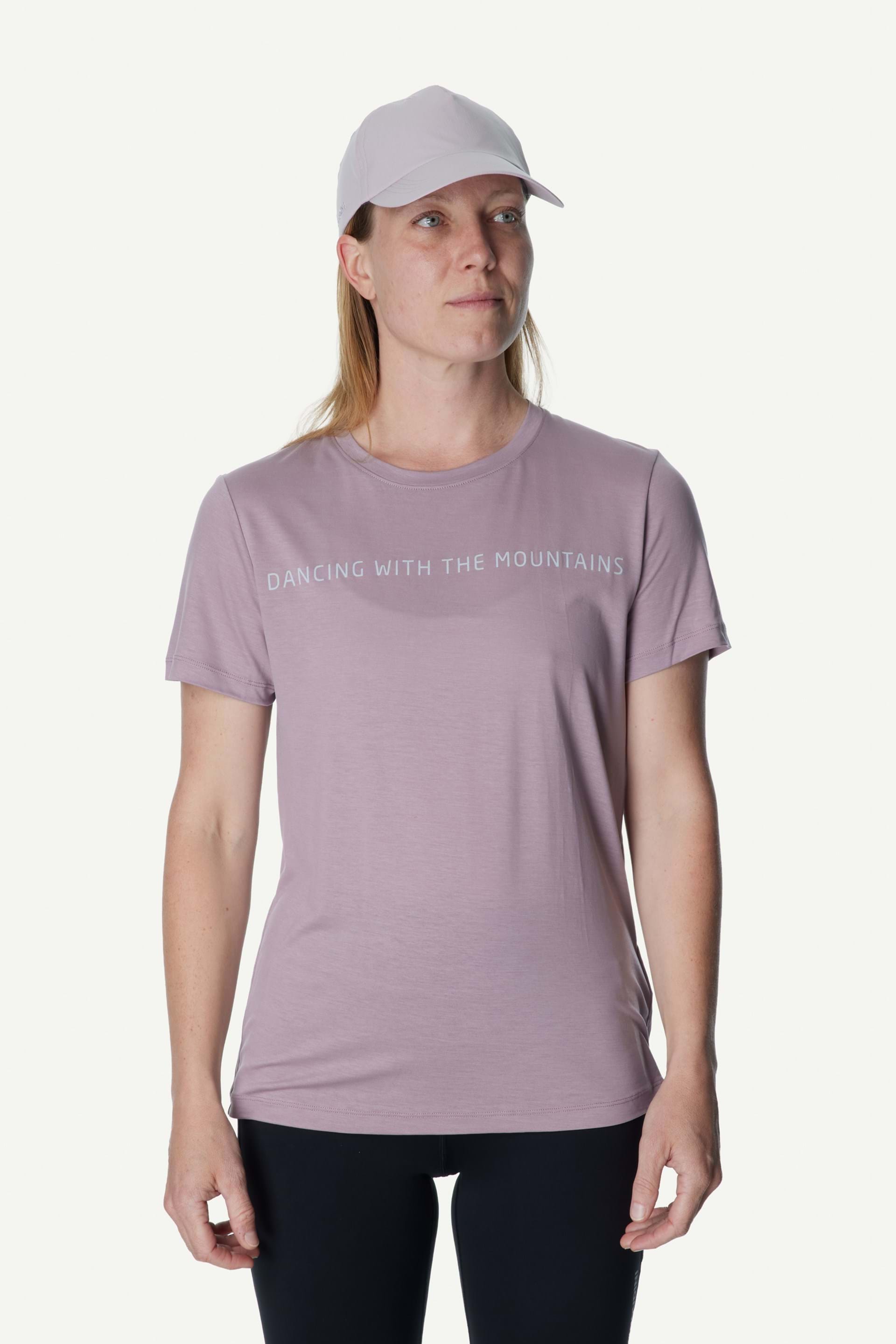 T-shirt Tree Message Femme Sky Purple