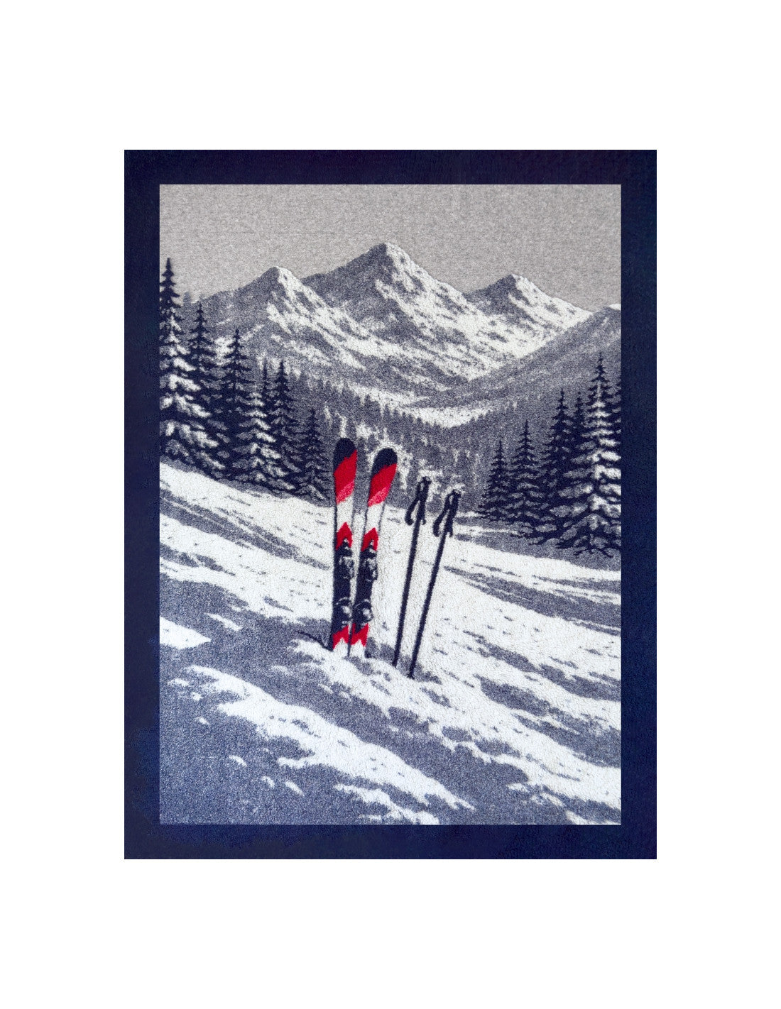 Manta Ski Blue/Red
