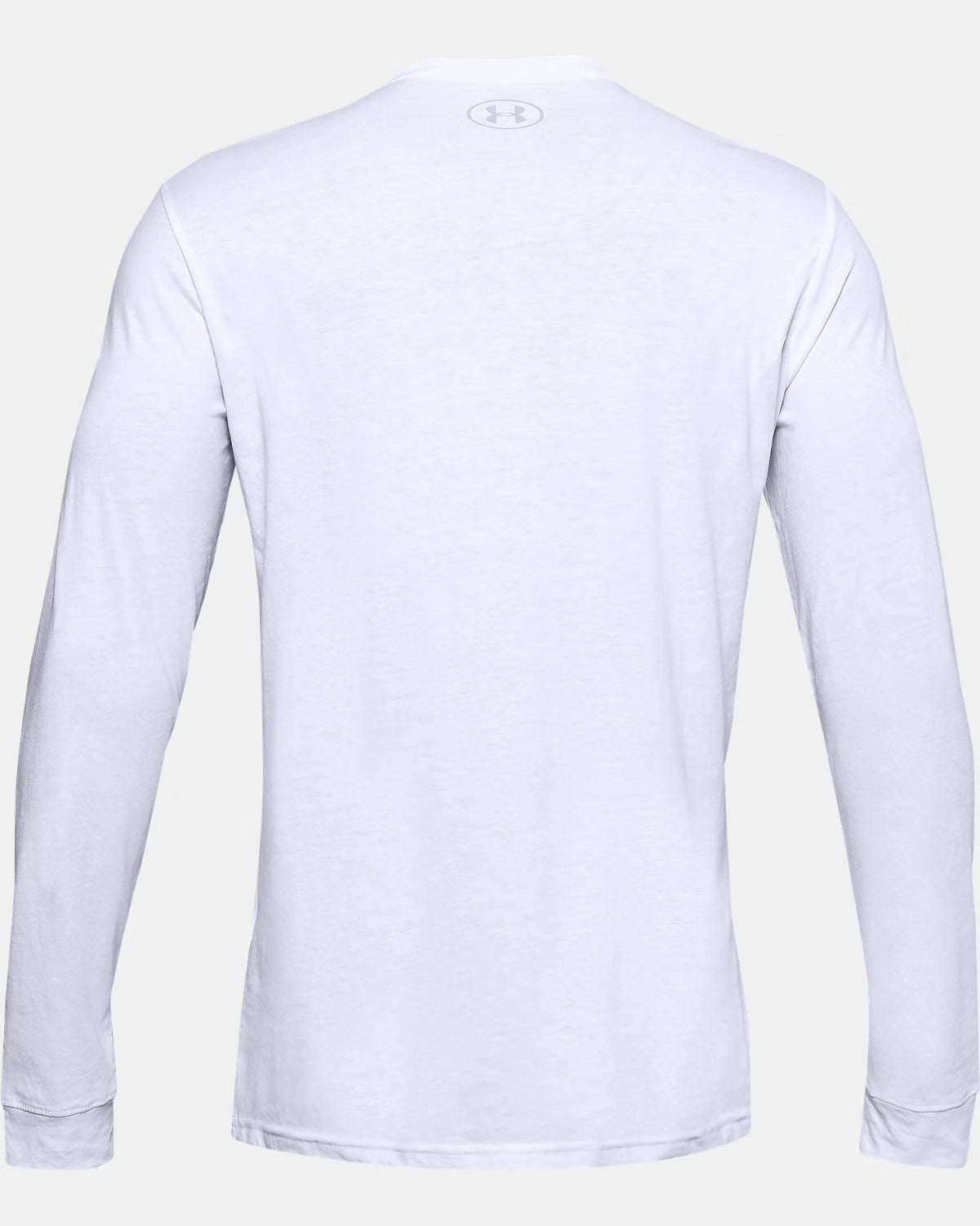 Men's Left Chest Long Sleeve T-shirt White